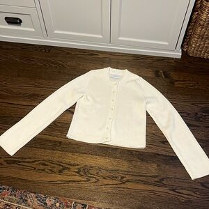 La Ligne creamy white cardigan small